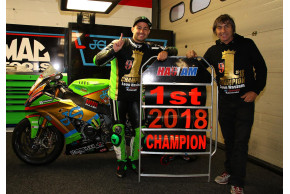 Leon Haslam Crowned 2018 Bennetts British Superbike Champion Aboard Kawasaki Ninja ZX-10RR