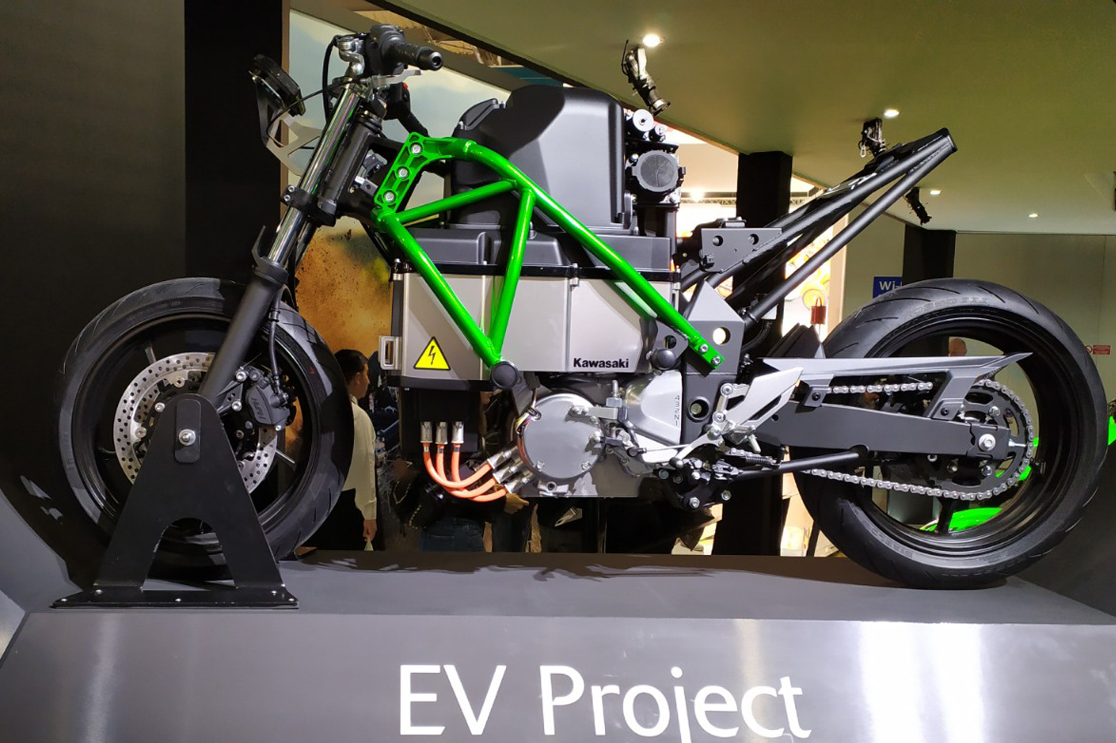 Kawasaki show geared Electric Concept