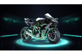 Ninja H2R and Ninja H2 secured for Motorcycle Live